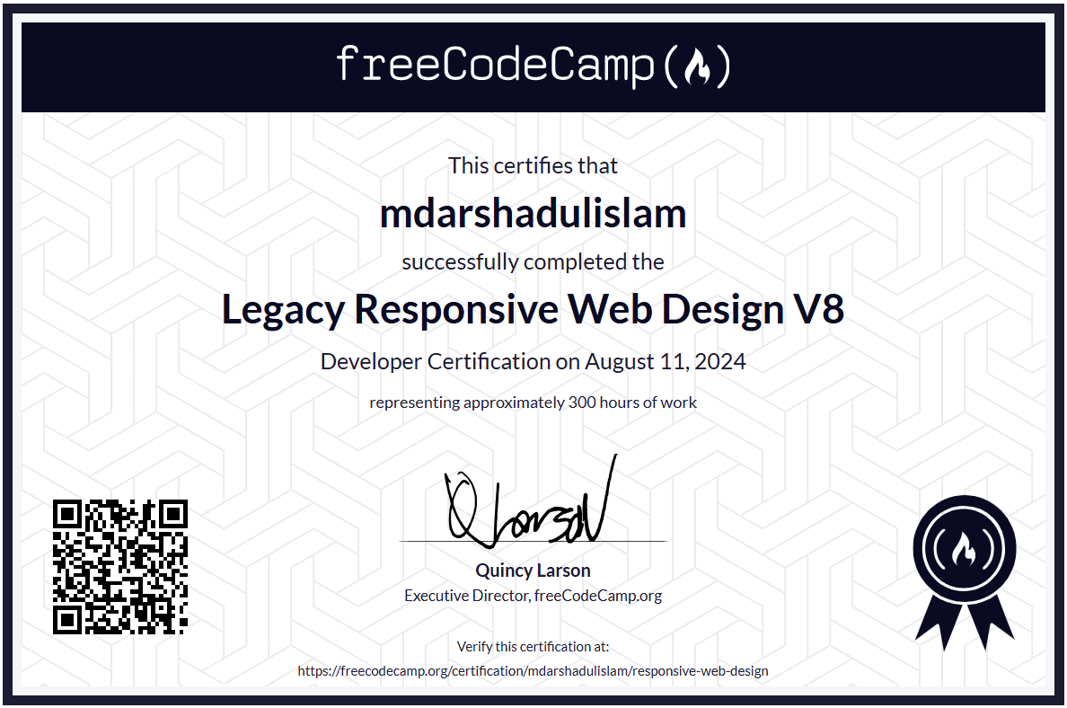 freeCodeCamp Certification