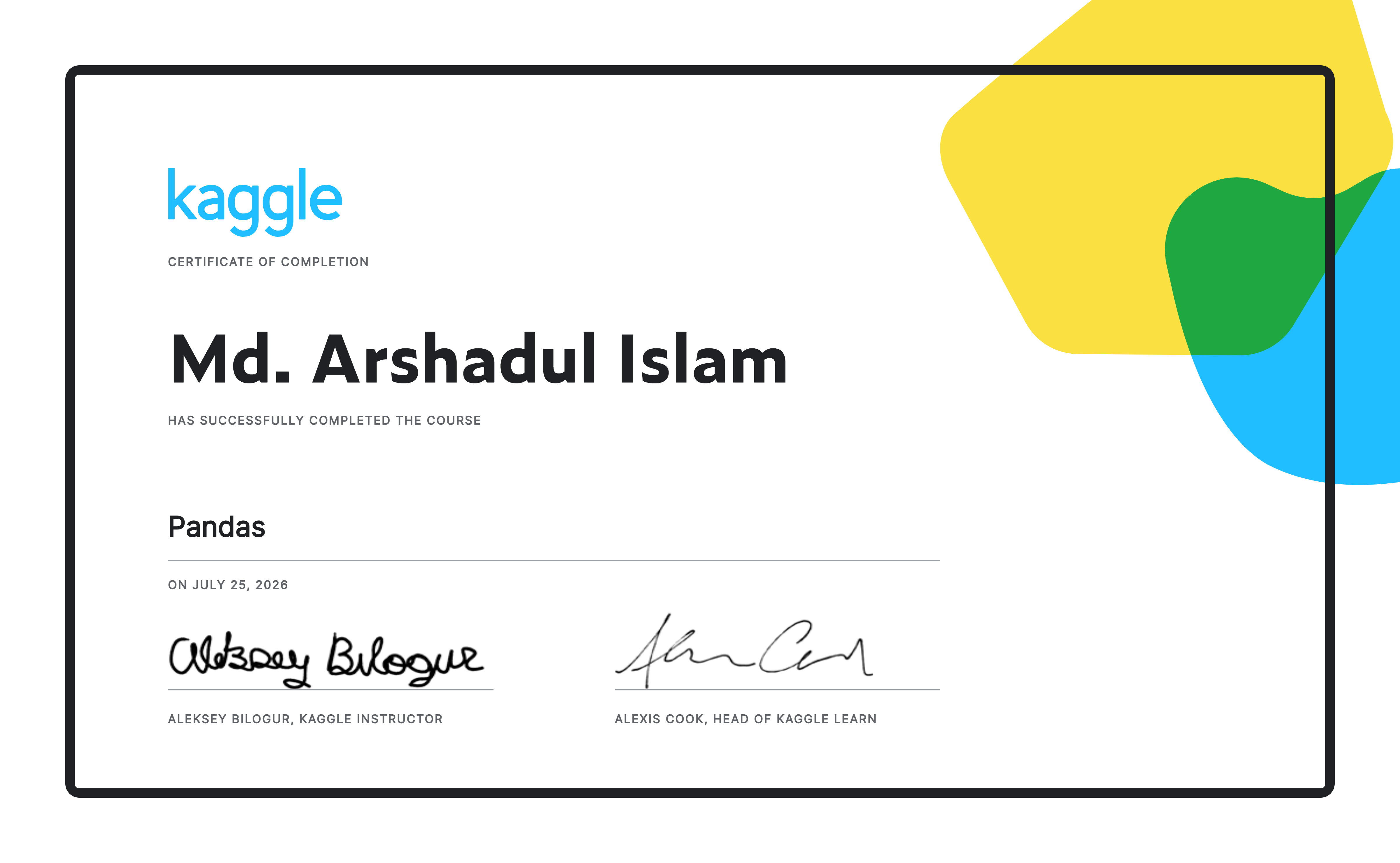 datacamp Certification